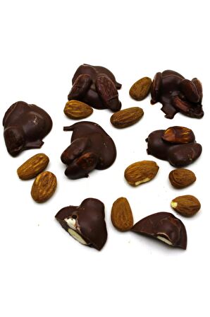 Dark Brown Bademli Sütlü Roche Çikolatası 250 gr Roş Çikolata