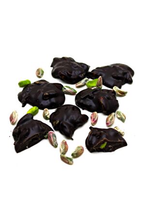 Dark Brown Antep Fıstıklı 250 gr Bitter Roche Çikolatası Roş Çikolata