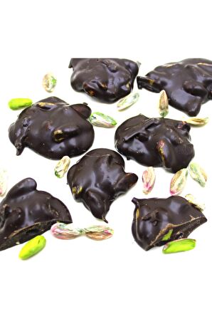 Dark Brown Antep Fıstıklı 1000 gr Bitter Roche Çikolatası Roş Çikolata
