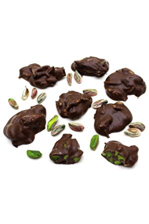 Dark Brown Sütlü Antep Fıstıklı Roş Çikolata 250 gr