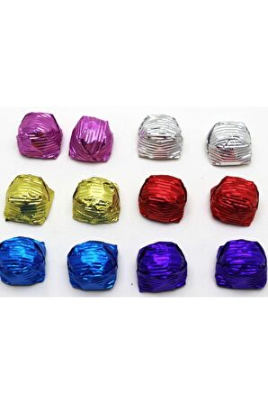 Dark Brown Bayram Çikolatası Fındık Parçacıklı Sargılı Kristal Çikolata 1000gr