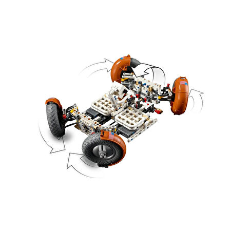 LEGO Technic NASA Apollo Ay Taşıtı Yetişkinler için Uzay Aracı Yapım Seti 1913 parça