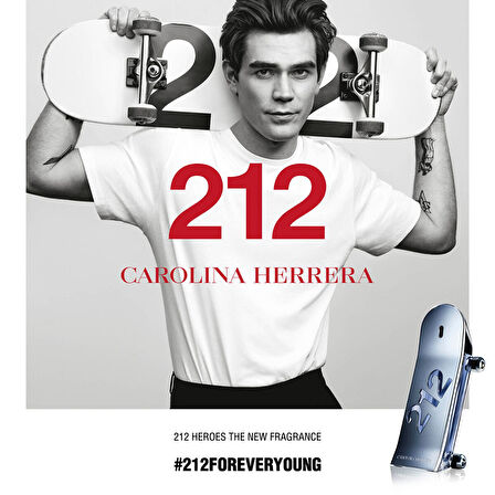 Carolina Herrera 212 Men Heroes EDT 90 ml Erkek Parfüm
