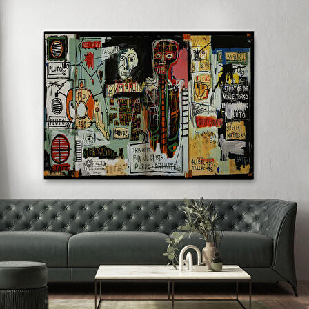 Jean Michel Basquiat Notary Kanvas Tablo-5002
