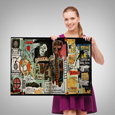 Jean Michel Basquiat Notary Kanvas Tablo-5002