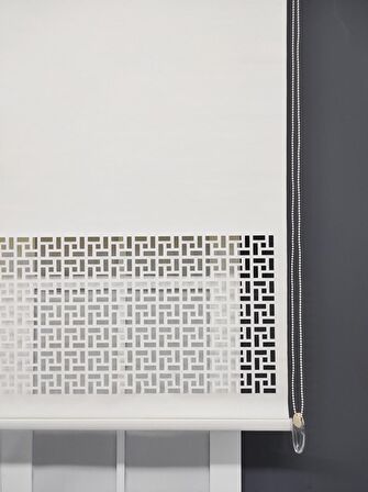 Aspendos Lazer Kesimli Mat Keten Stor Perde 200x200