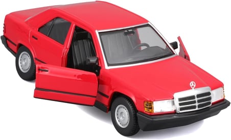 Bburago  1/24 Mercedes Benz 190E 2.6 Model Araç Kırmızı