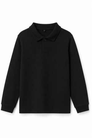 Unisex Çocuk Polo Yaka Tişört Okul Üstü