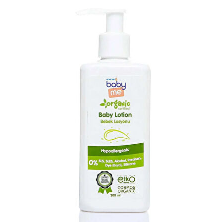 Organik Bebek Losyonu 300 ml 1 Adet