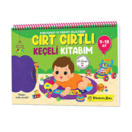 9-18 Ay İlk Cırt Cırtlı Keçeli Etkinlik Kitabım 1 Adet