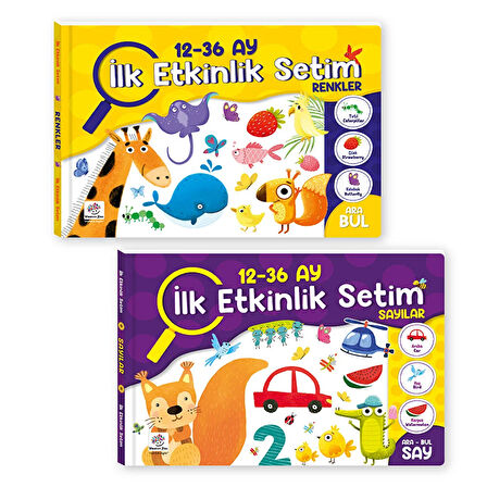 İlk Etklinlik Kitap Setim Sayılar ve Renkler 12-36 Ay 1 Adet