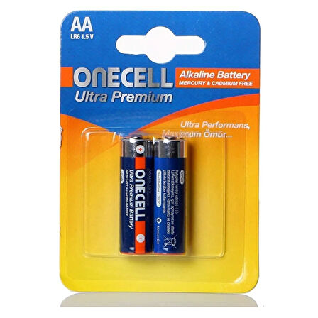 Ultra Premium Alkalin AA Boy Pil 2li 1 Adet