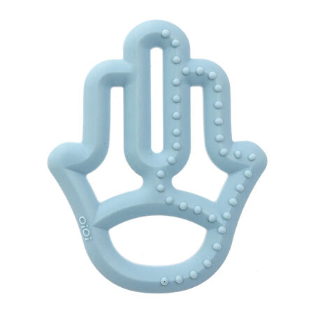 Silikon Diş Kaşıyıcı Annenin Eli Mavi 1 Adet