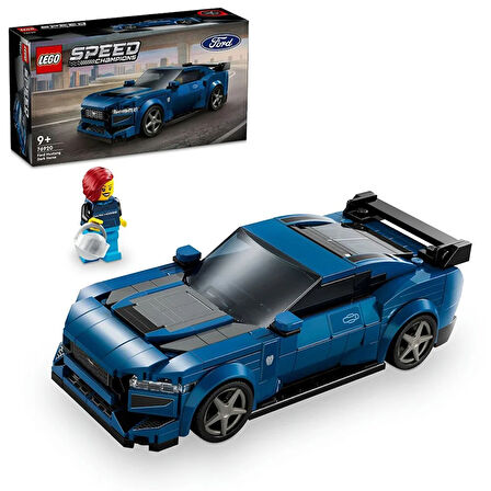 Speed Champions Ford Mustang Dark Horse Spor Araba 76920 - 9 Yaş ve Üzeri Çocuklar için Kole 1 Adet
