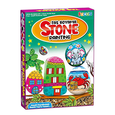 Taş Boyama 1 Adet