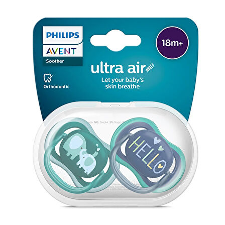 Ultra Air Emzik 18+ Ay, 2'li Paket, Erkek 1 Adet
