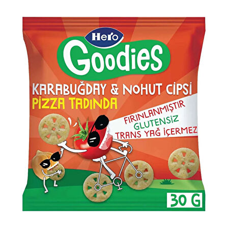 Pizza Karabuğday Nohut Cips 30 gr 1 Adet