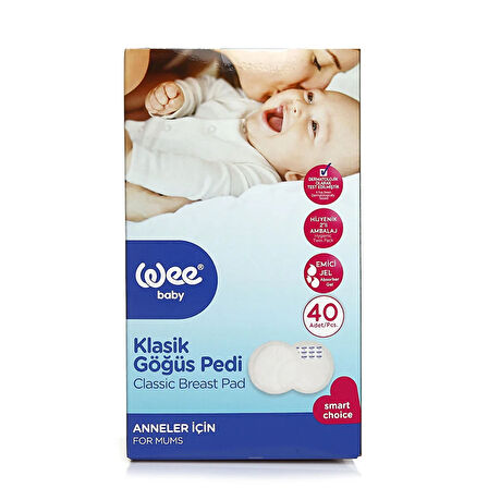 Klasik Göğüs Pedi 40 Adet 1 Adet