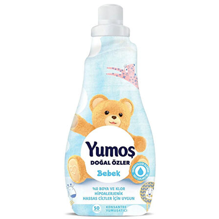 Extra Doğal Özler Bebek Konsantre Yumuşatıcı 50 Yıkama 1200 ml