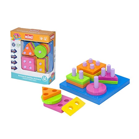 Geometrik Şekiller Bulmaca Asortili