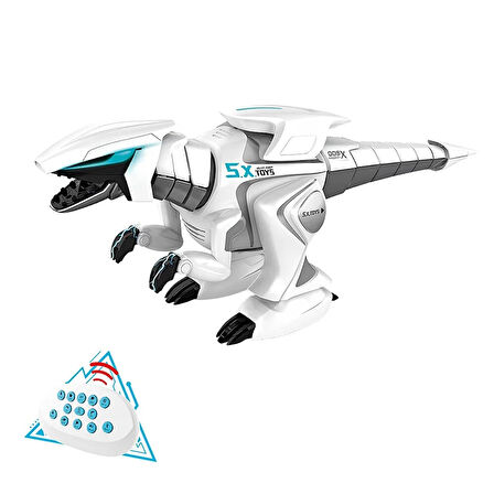 UK Şarjlı Etkileşimli Robot Dinazor (Işk,Müzik)