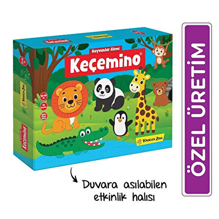 Keçemino Etkinlik Halısı - Hayvanlar Alemi