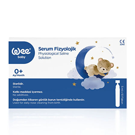 Serum Fizyolojik 5ml X 10 flakon (2 ADET)