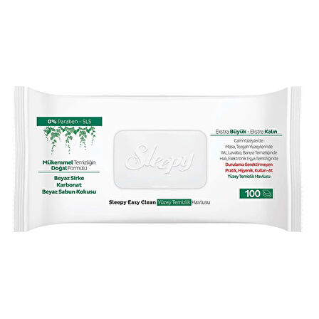 Easy Clean Yüzey Temizlik Havlusu 100 Adet (2 ADET)