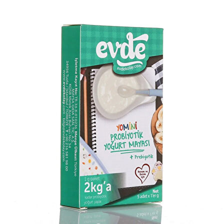 Yomini 5'li Probiyotik Yoğurt Mayası (2 ADET)