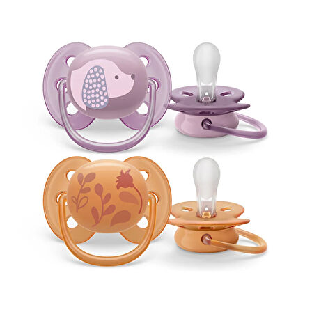 Ultra Soft Emzik 6-18 Ay, 2'li Paket, Kız (2 ADET)