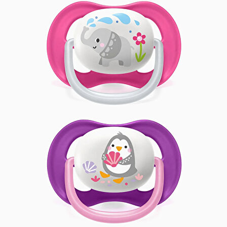 Ultra Air 2'li Emzik 6-18ay Pembe/Mor (2 ADET)