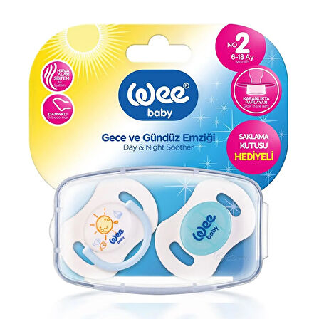 153 Wee Baby Gece Gündüz Emz.No2 Mavi (2 ADET)