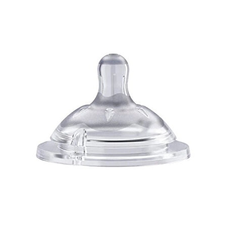 Natural Feeling Silikon Biberon Emziği 2li 4 ay+ Ayarlanabilir Akış (2 ADET)