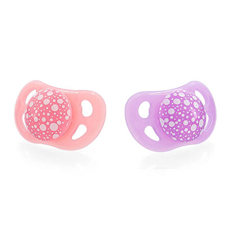 2'li Emzik Pembe-Lila 0-6 Ay (2 ADET)