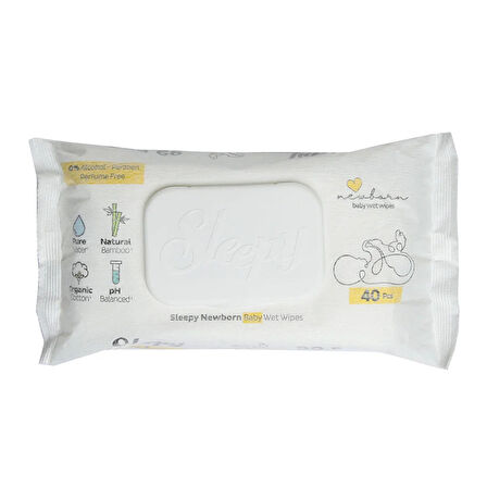 Yenidoğan Bebek Islak Mendil 12x40 Adet (3 ADET)