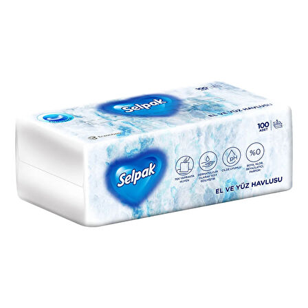 El Yüz Havlusu 100 Adet (3 ADET)