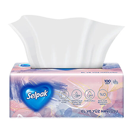 El Yüz Havlusu 100 Adet (3 ADET)