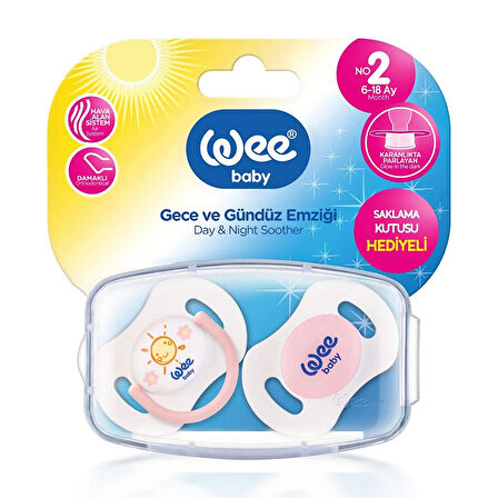 153 Wee Baby Gece Gündüz Emz.No2 Pembe (3 ADET)