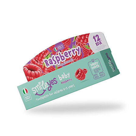 Ahududu Aromalı 0-3 Yaş Bebek Diş Macunu 30ml (5 ADET)