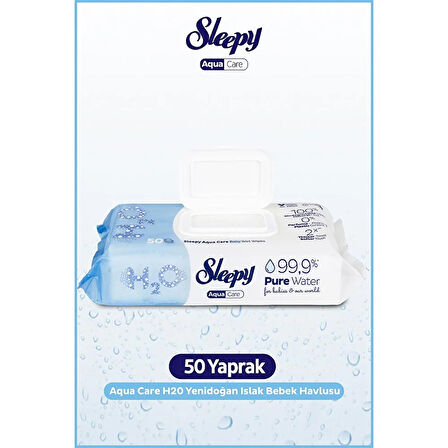 Aqua Care 50'li Islak Mendil (5 ADET)