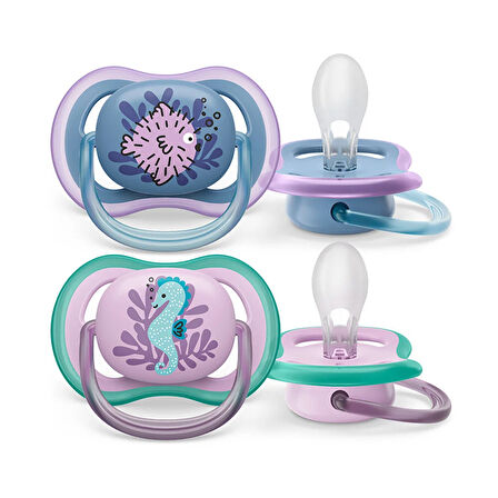 Ultra Air Emzik 6-18 Ay, 2'li Paket, Kız (5 ADET)