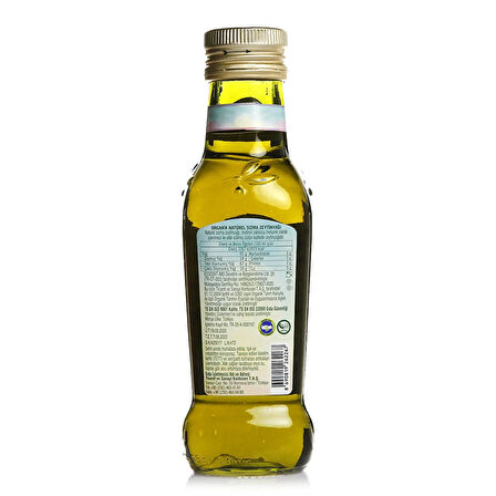 Organik Natürel Sızma Zeytinyağı 250 ml (5 ADET)