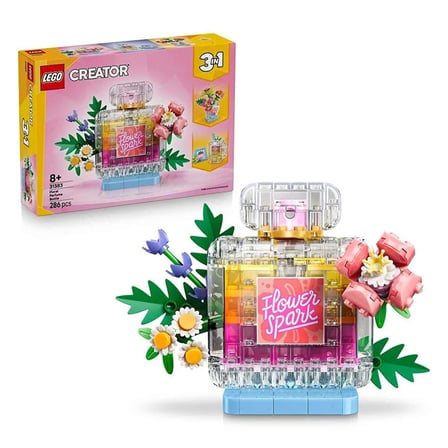 Creator 3 ü 1 Arada Çiçekli Dekoratif Parfüm Şişesi 31383
