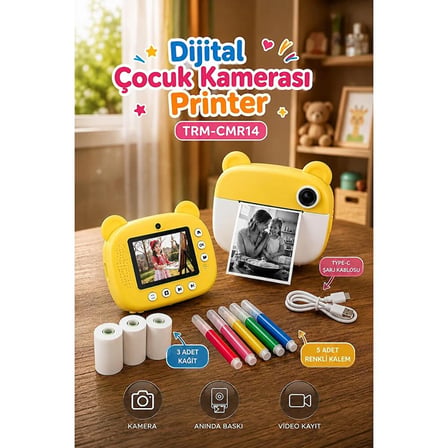 Dijital Yazıcılı Fotoğraf Makinesi