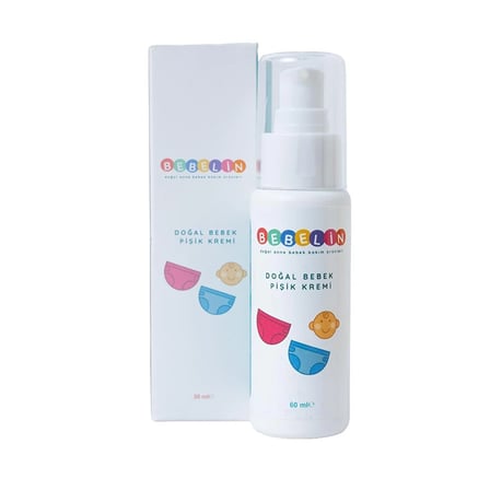 Bebelin Doğal Bebek Pişik Kremi 60 ml Kantaron Özlü Onarıcı ve Önleyici Pişik Kremi (2 ADET)