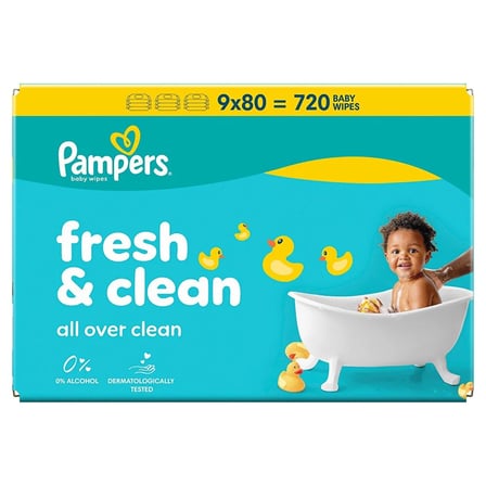 Pampers Fresh Islak Mendil 9x80 Adet (2 ADET)