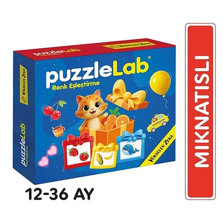 12-36 Ay PuzzleLab - İlk Renk Eşleştirme (3 ADET)
