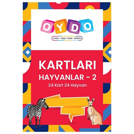 Kelime Kartları Hayvanlar 2 (5 ADET)
