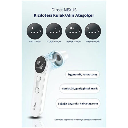 Dual Kulak&Alın Ateş Ölçer