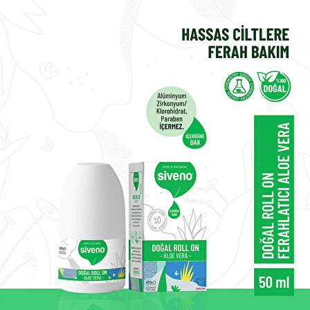 %100 Doğal Roll-On Aloe Vera 50 ml